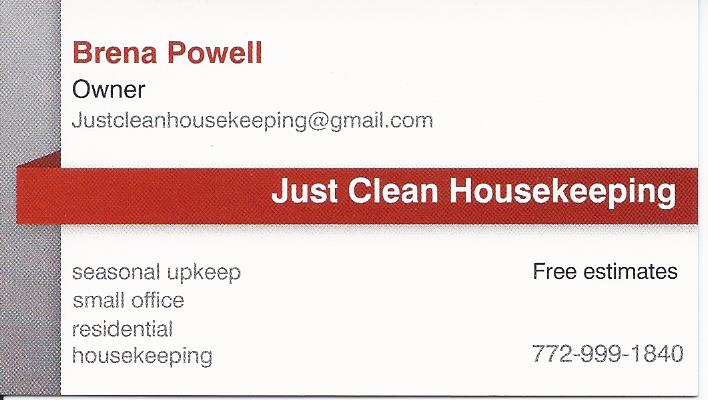 Just Clean Housekeeping LLC