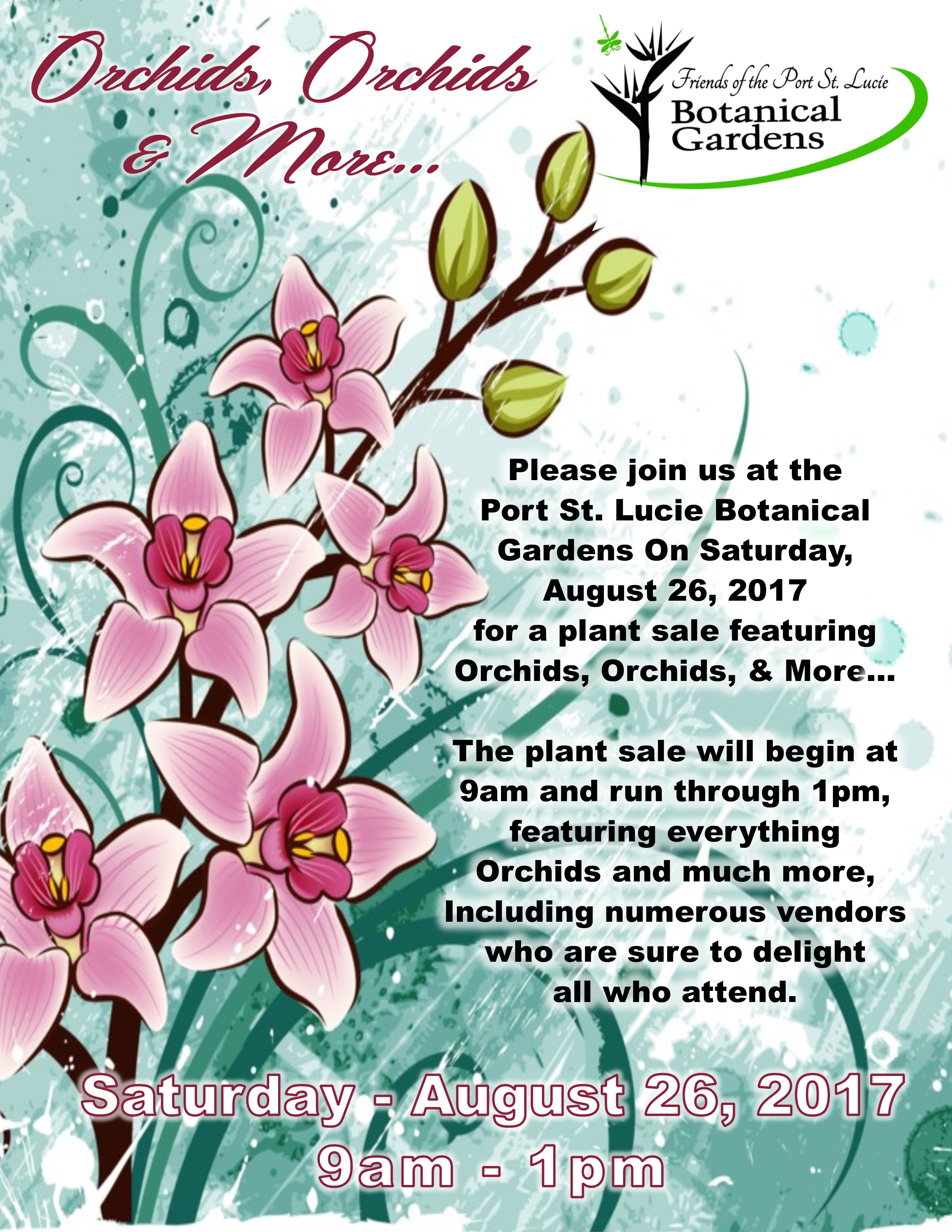 Orchids, Orchids & More Plant Sale 2