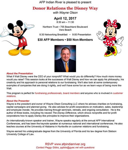 Donor Relations the Disney Way with Wayne Olson