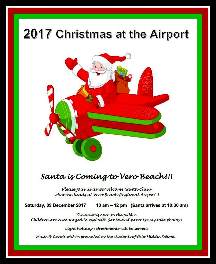 2017 Christmas at the Vero Beach Regional Airport