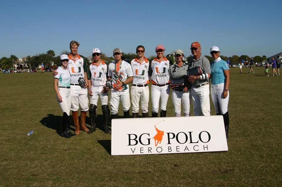 Bg Vero Beach Polo Hosts the University of Miami Polo Team