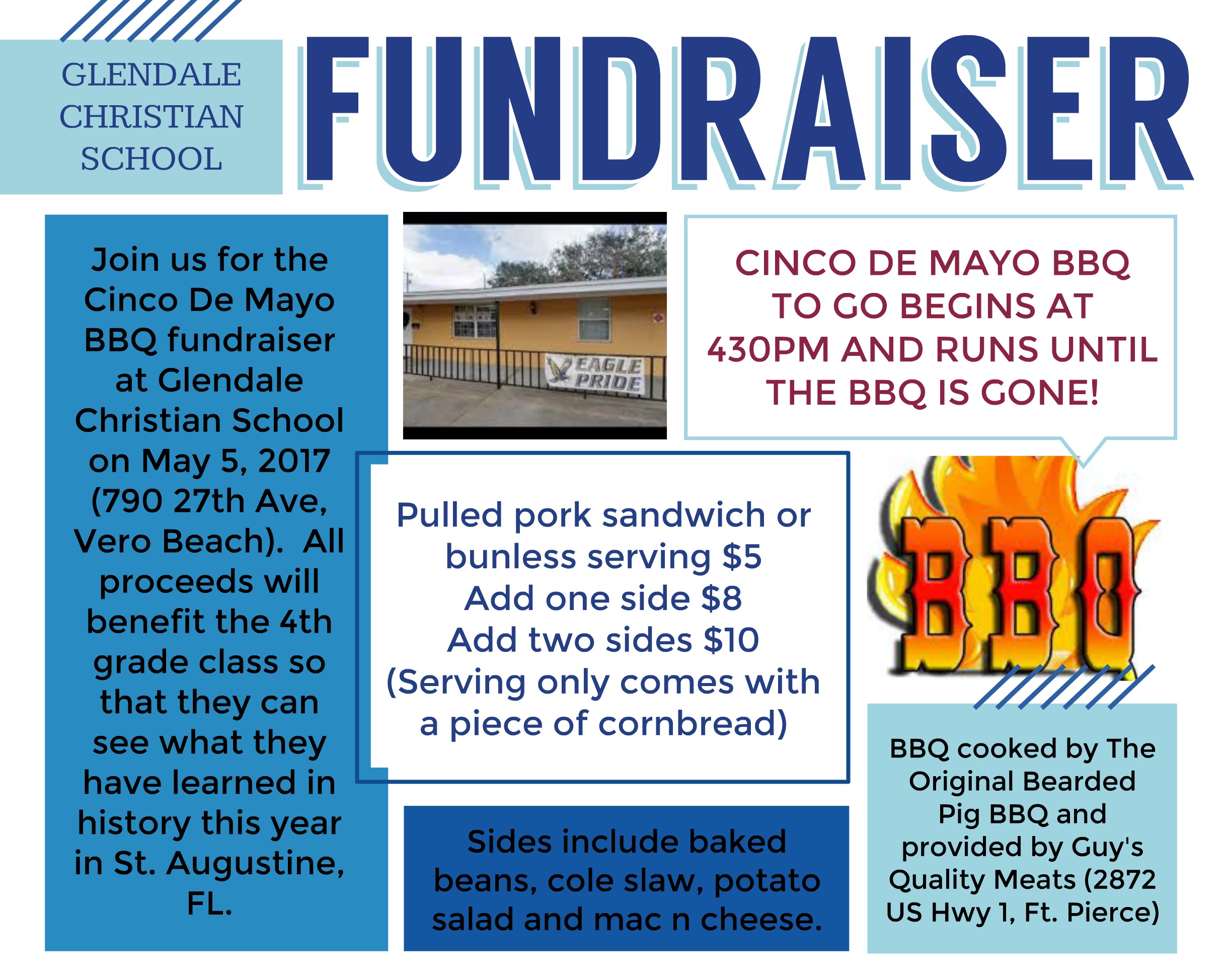 Glendale Christian Cinco De Mayo BBQ Fundraiser
