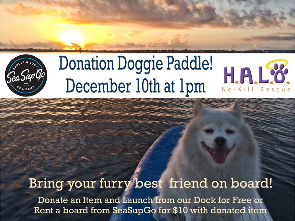 Donation Doggie Paddle with Halo No-Kill Rescue