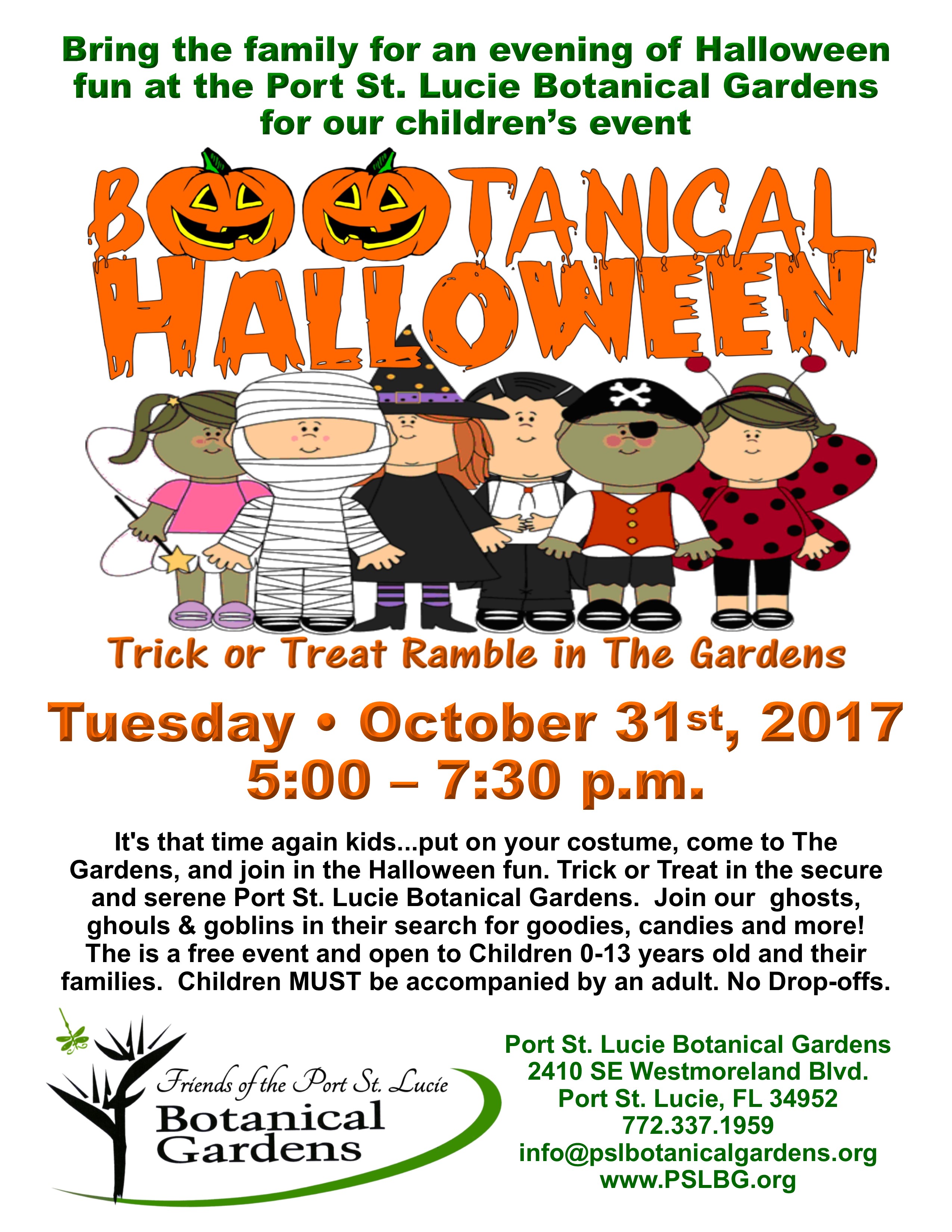BOOtanical Halloween - Trick or Treat Ramble in The Gardens