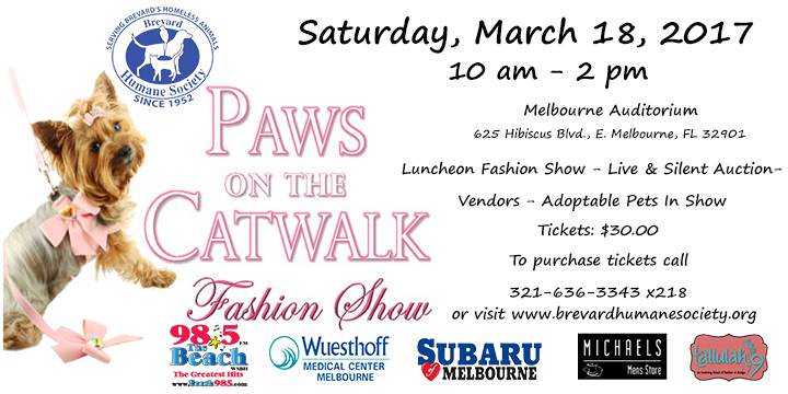 Paws On The Catwalk Fashion Show
