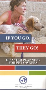 Humane Society of Vero Beach and IRC’s "If You Go, They Go!" Disaster Planning Brochure