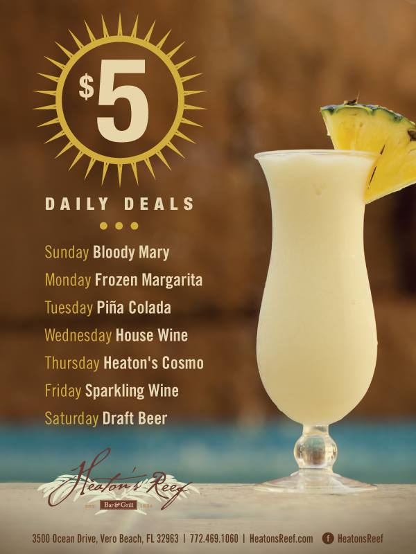 $5 Daily Drink Deals