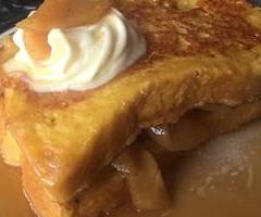 Fireball Whiskey infused Apple French Toast
