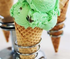 Mint Chip Waffle Cone