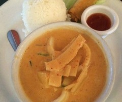 Calamari Red Curry