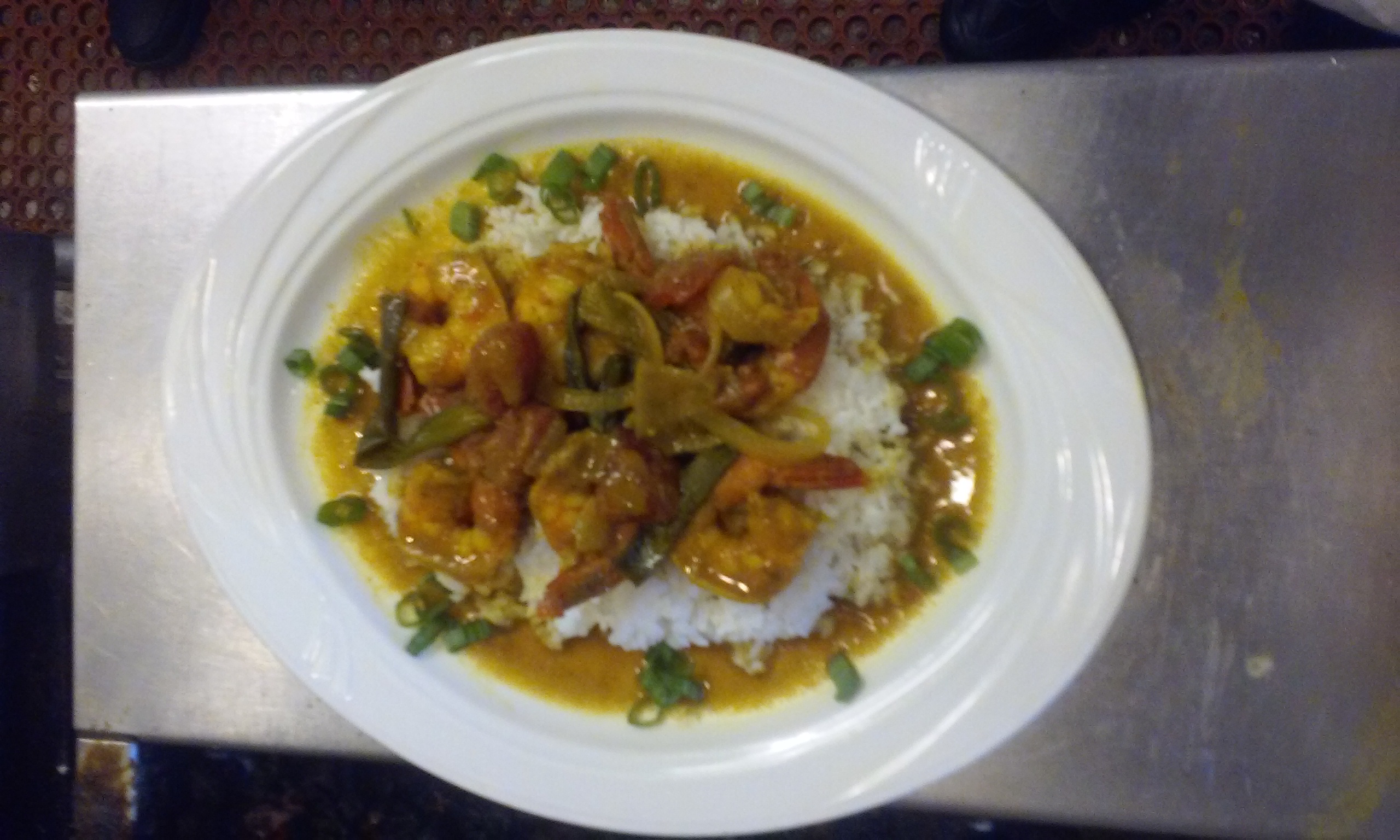 curry shrimp by chef charles