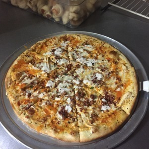 Blackened Chicken and Bacon with Ranch Pizza