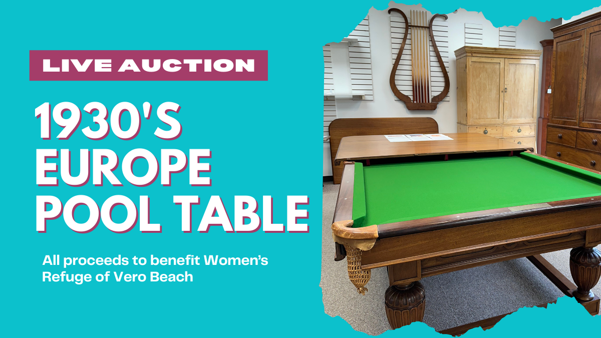 Featured image for “Own a Piece of History with a European Pool Table from 1930, Cherished by Celebrities”