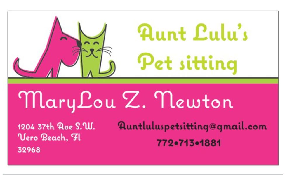 Aunt Lulu's Pet Sitting