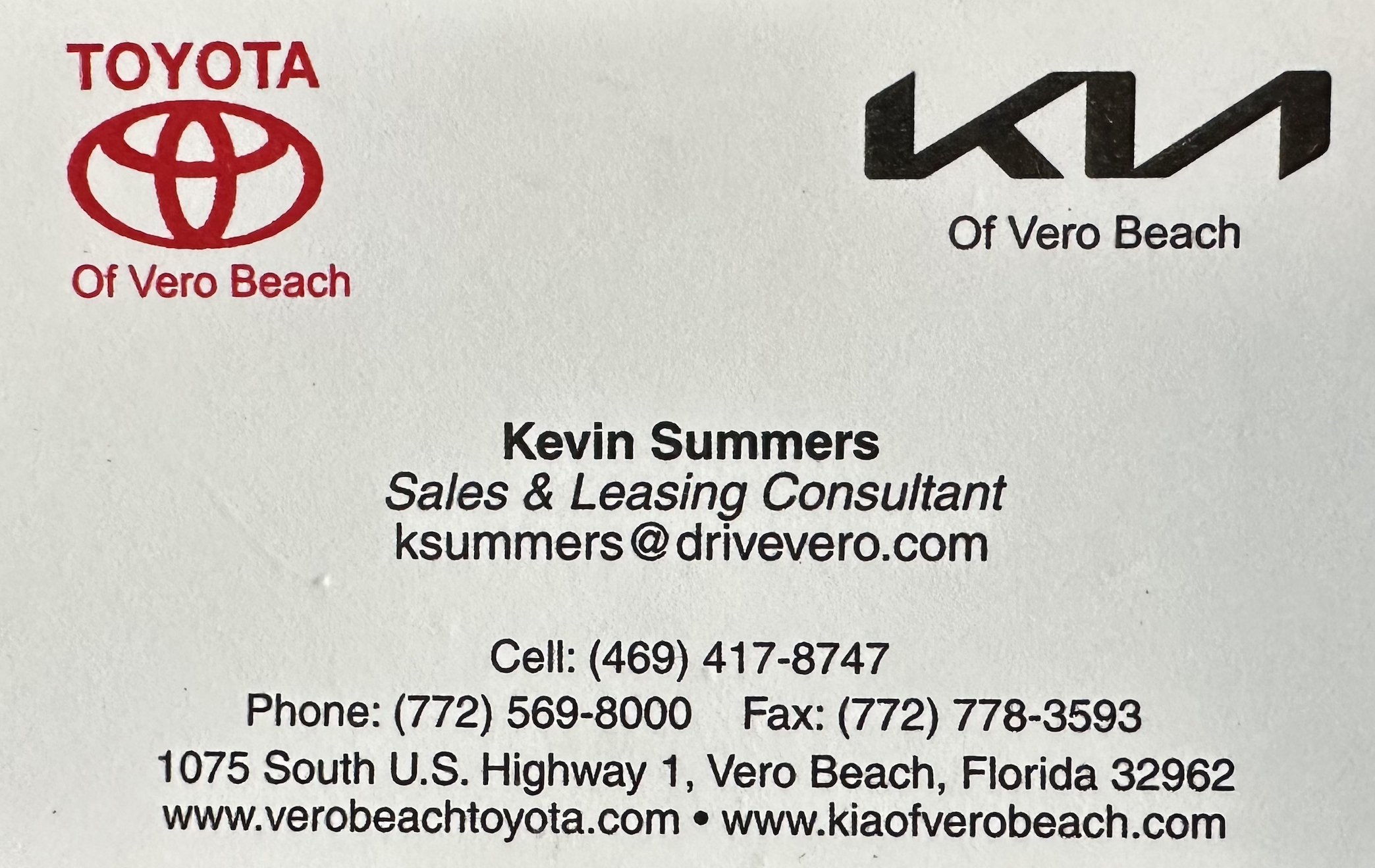 Featured image for “Kia Sales Consultant Kevin Summers”
