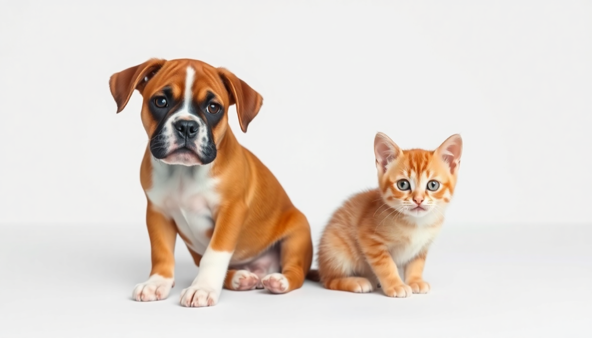 Puppy and kitten, virtual veterinary telemedicine visit in Vero Beach