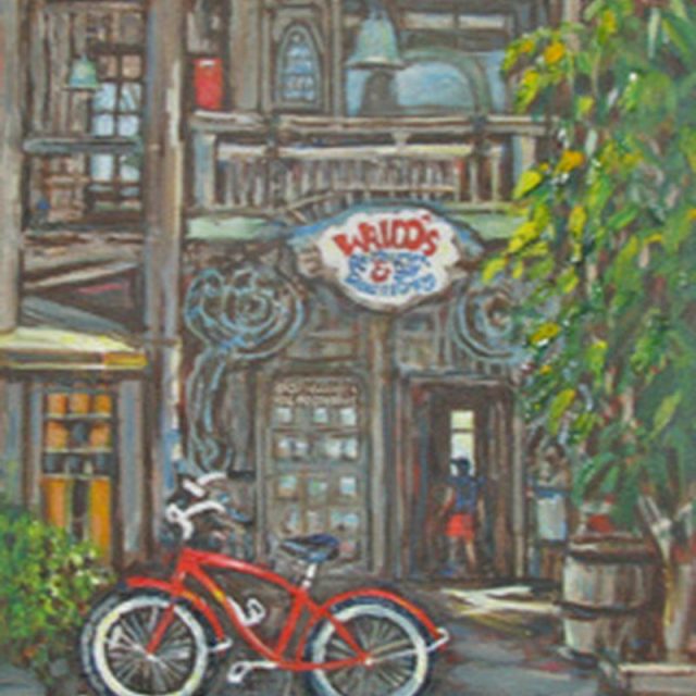 Waldo's Entrance And Bike