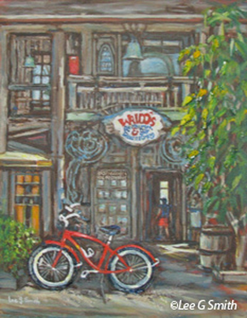 Waldo's Entrance And Bike