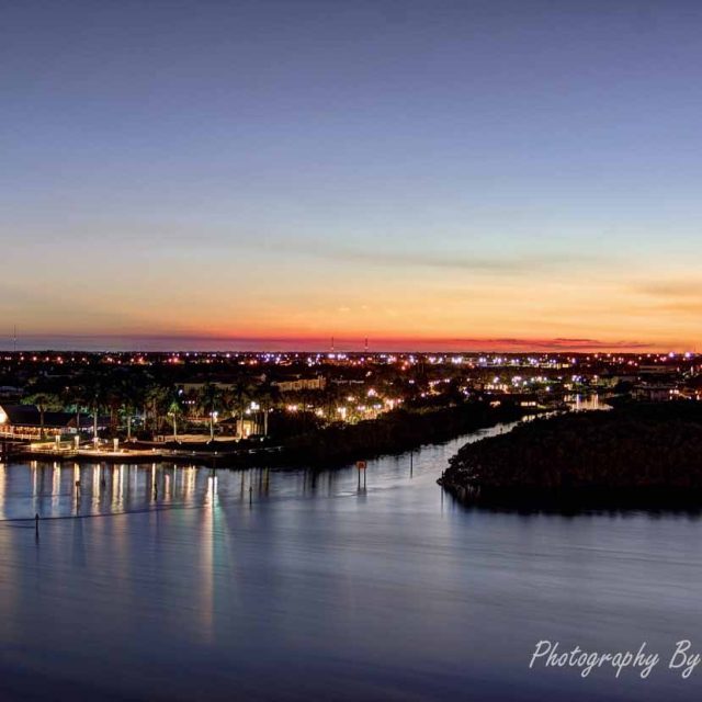 Lobster Shanty And Royal Palm Pointe Sunset.