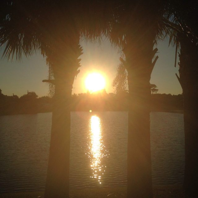 Sunset Out My Front Door