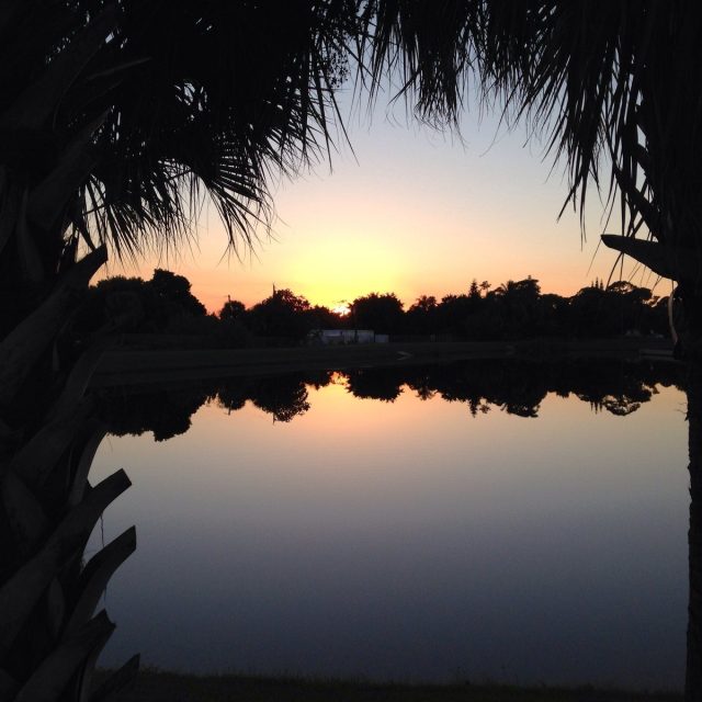 Sunset Out My Front Door