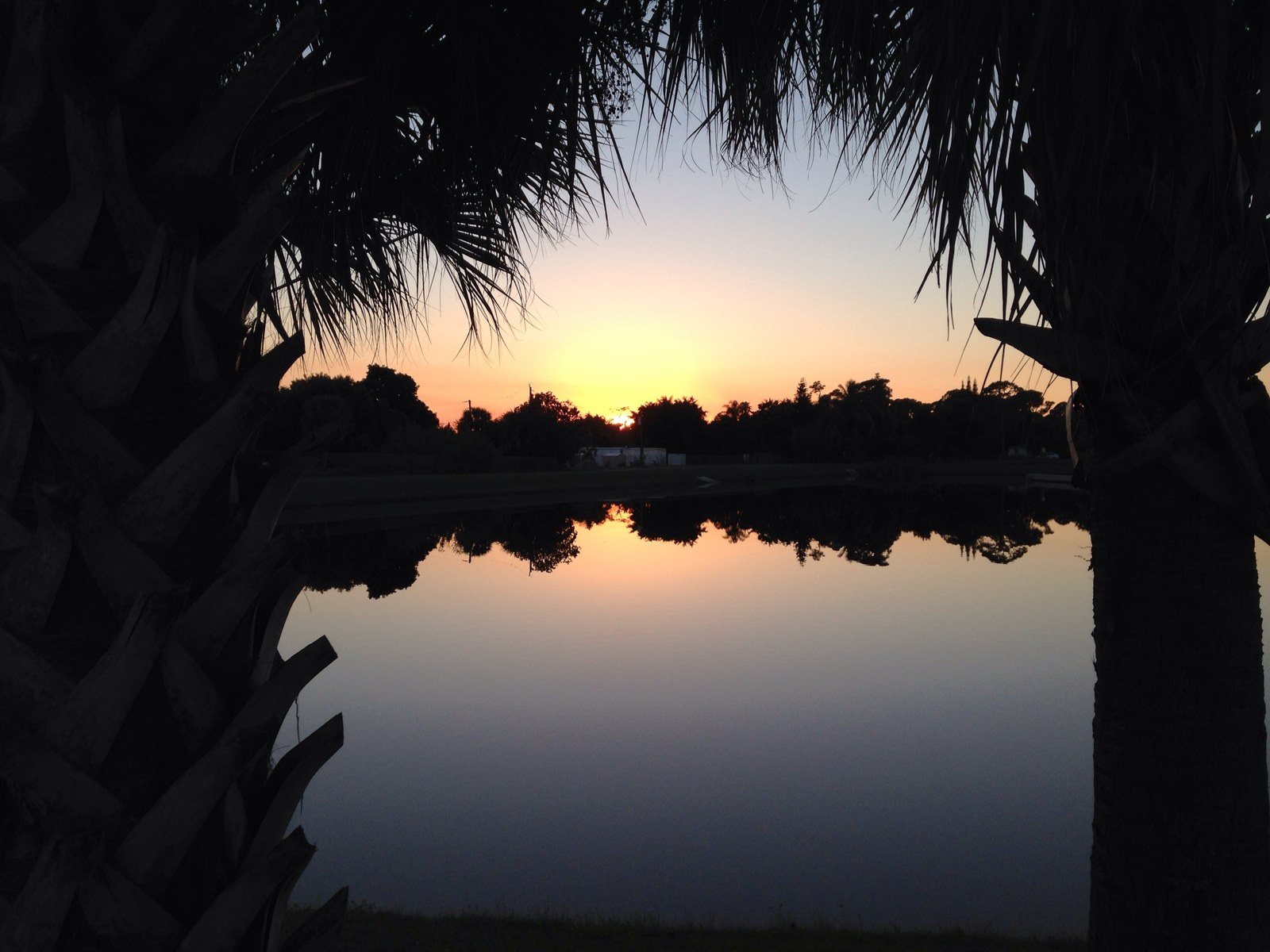 Sunset Out My Front Door