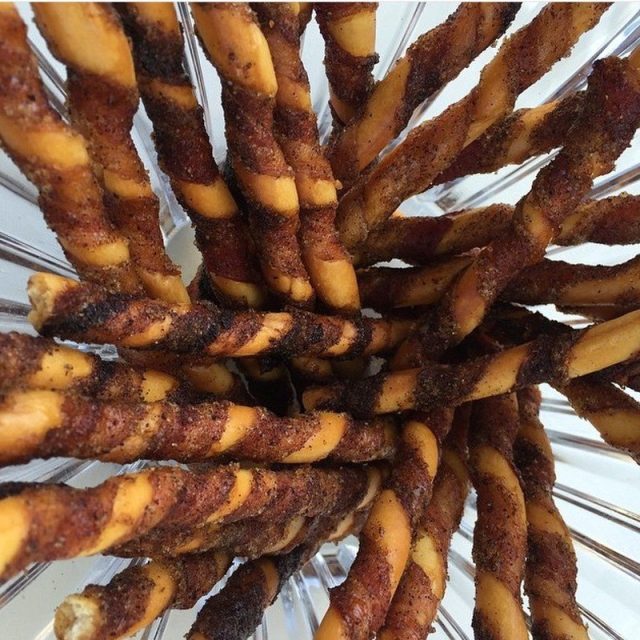 Bacon Wrapped Breadsticks