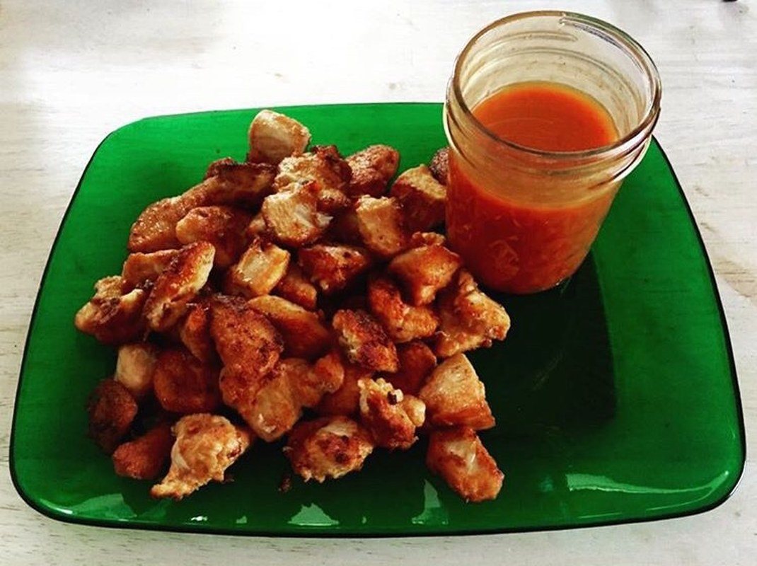 Clean Chick-Fil-A Chicken Nuggets And Polynesian Sauce