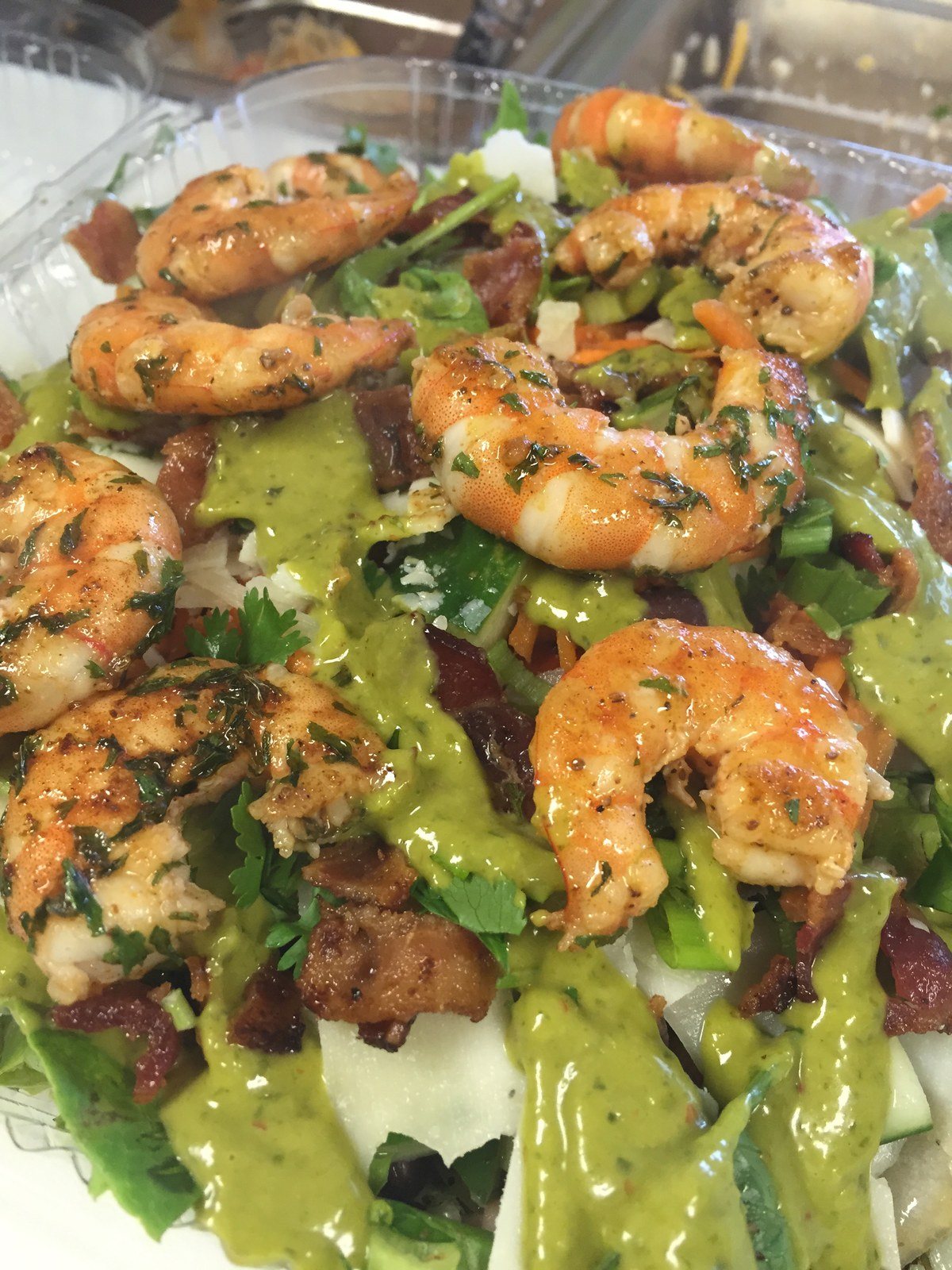 Shrimp And Bacon Salad