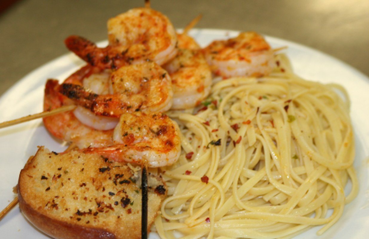 Garlic Shrimp Dinner