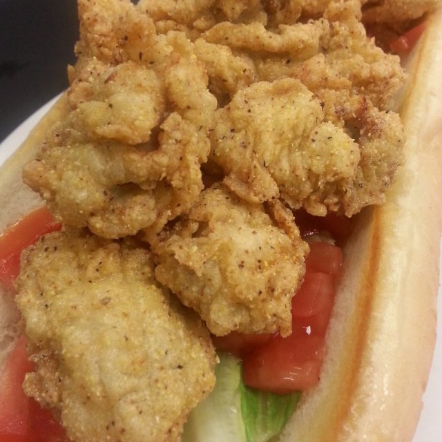 Oysters Po' Boy