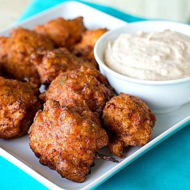 Conch Fritter With Dijon Mustard Sauce