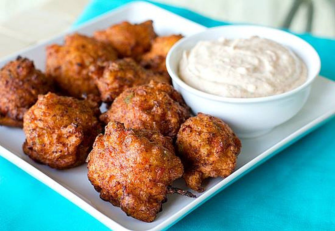 Conch Fritter With Dijon Mustard Sauce