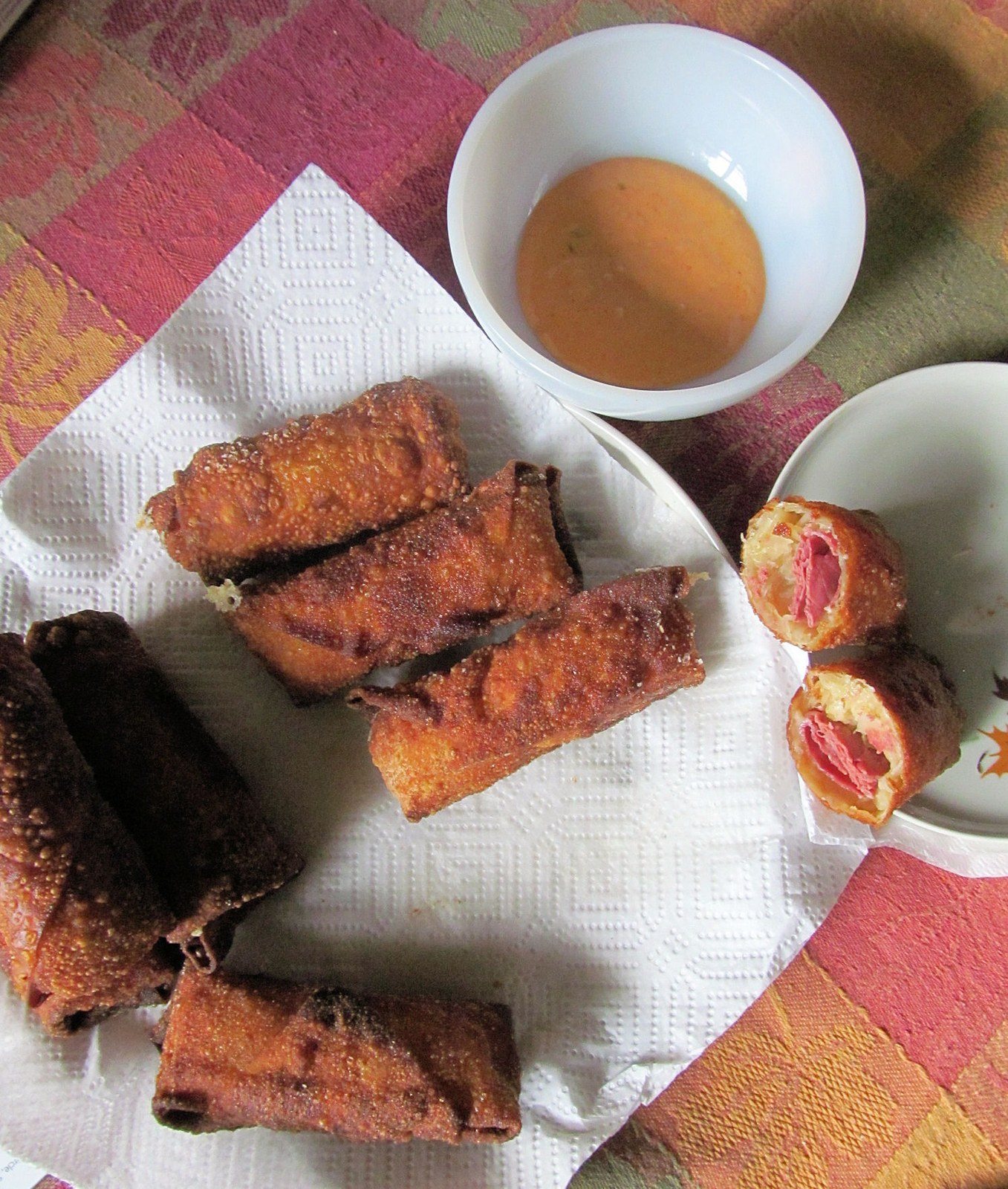 Reuben Egg Roll & 1000 Island Dip