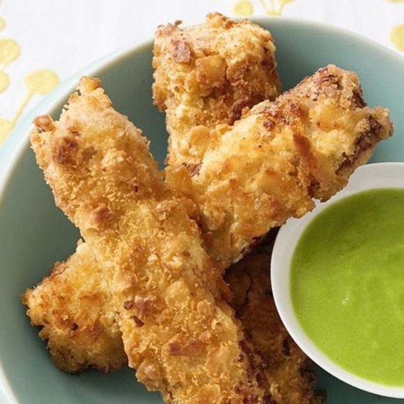 Chicken & Ham Croquette With Parsley Lemon Aioli