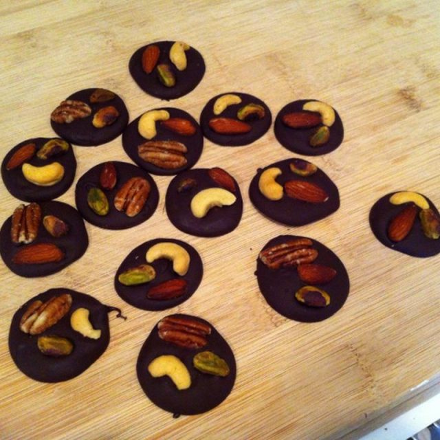 Dark Chocolate Trail Mix Bites