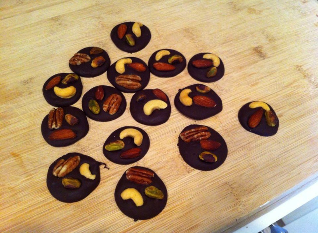 Dark Chocolate Trail Mix Bites