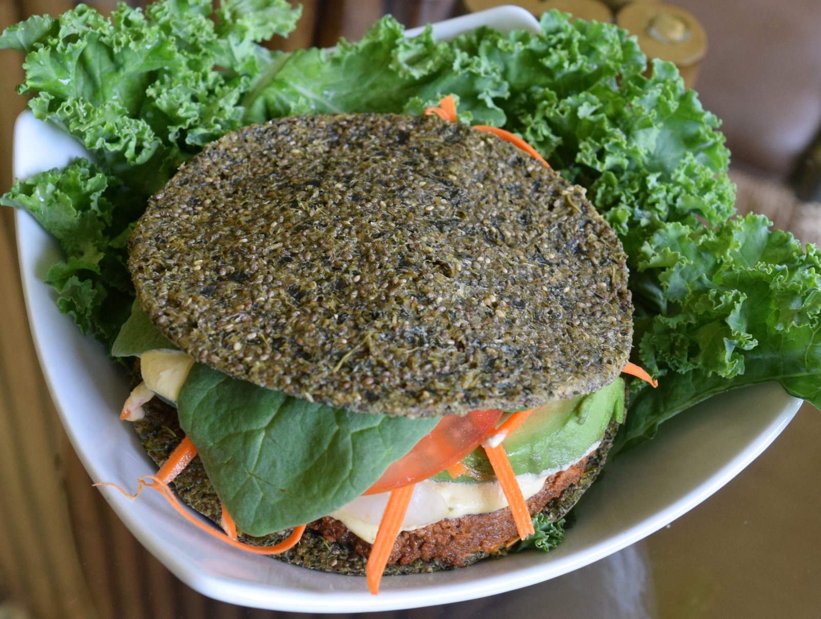 Raw Vegan Walnut Burger