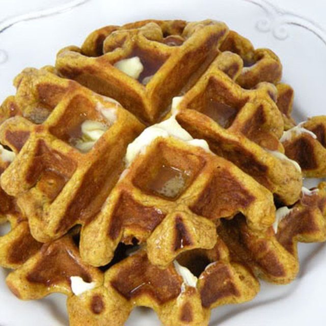 Pumpkin Ginger Waffles