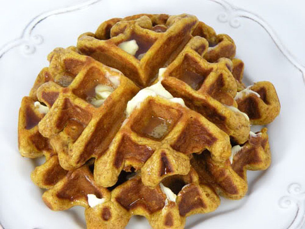 Pumpkin Ginger Waffles