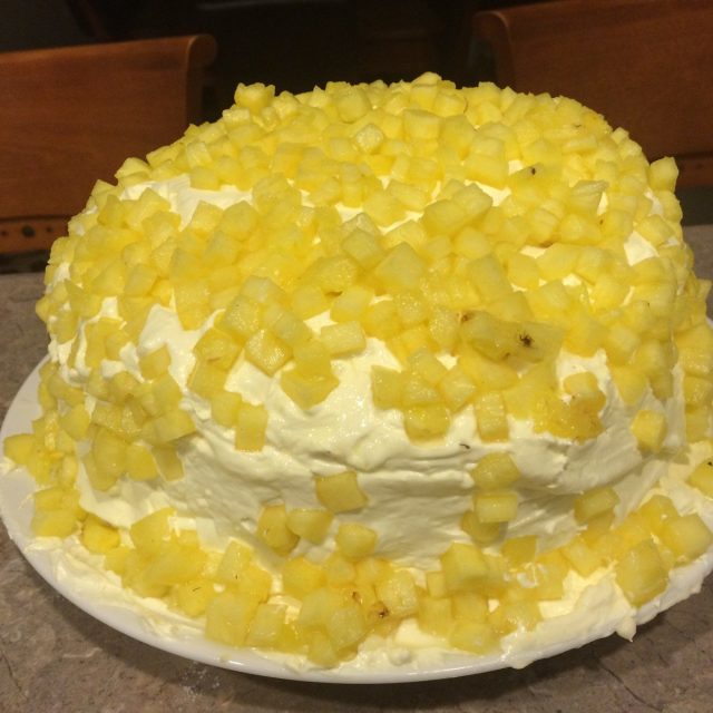 Pineapple Cream Cake
