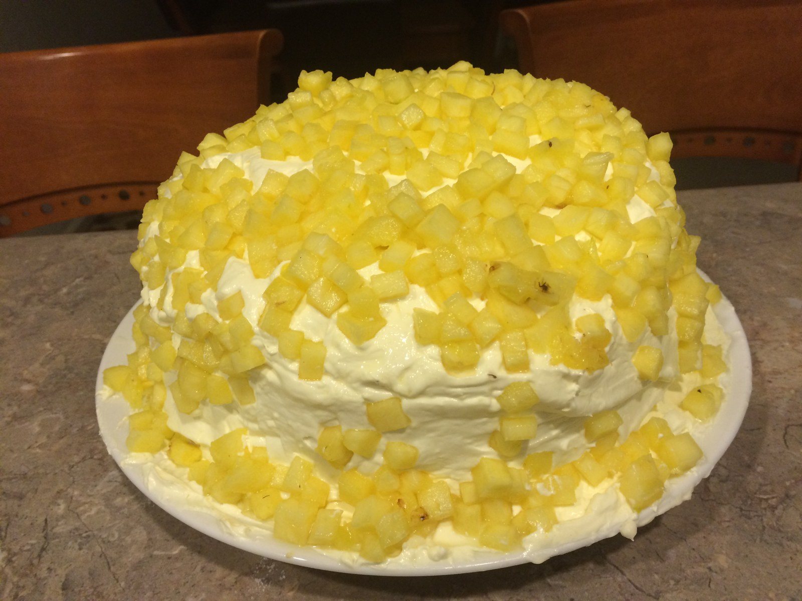 Pineapple Cream Cake