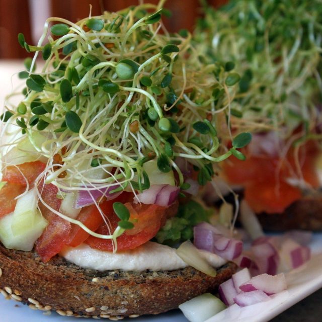 Bagel With "the Works"