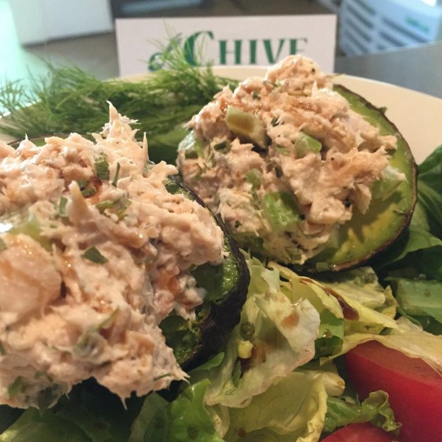 Salmon Stuffed Avocado