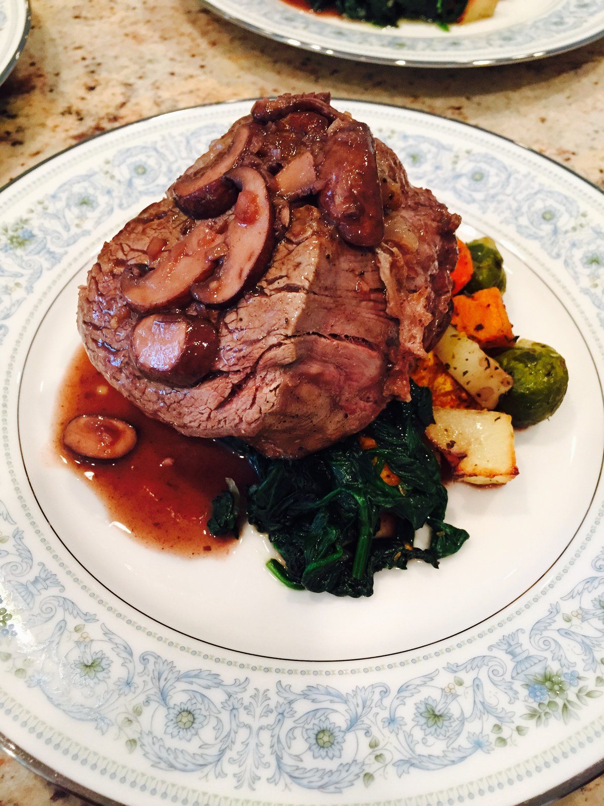 Fliet Mignon With A Red Wine Reduction Sauce