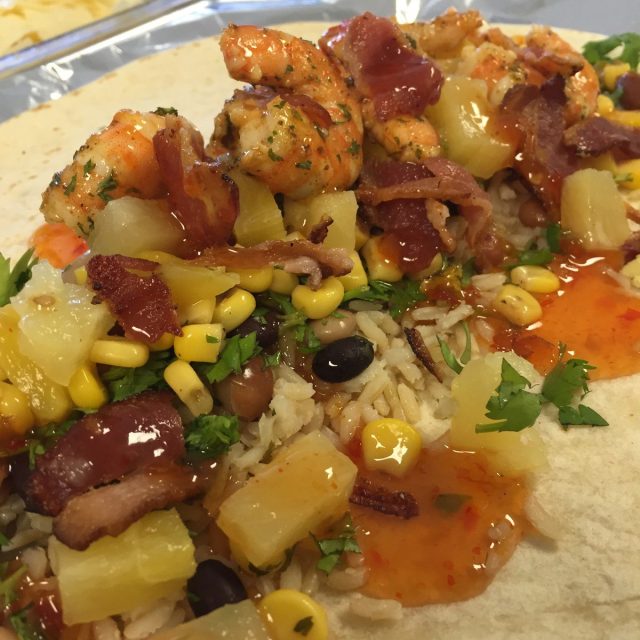 Grilled Shrimp Burrito