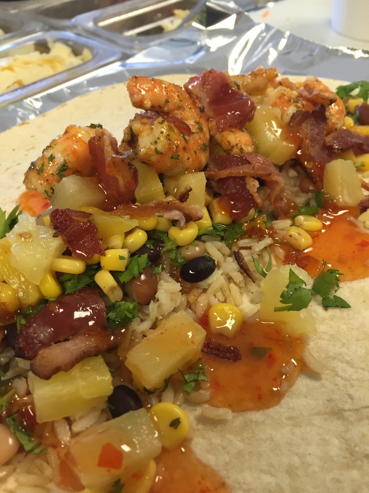 Grilled Shrimp Burrito
