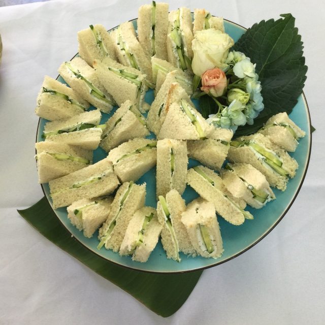 Cucumber And Dill Cream Cheese Sandwiches