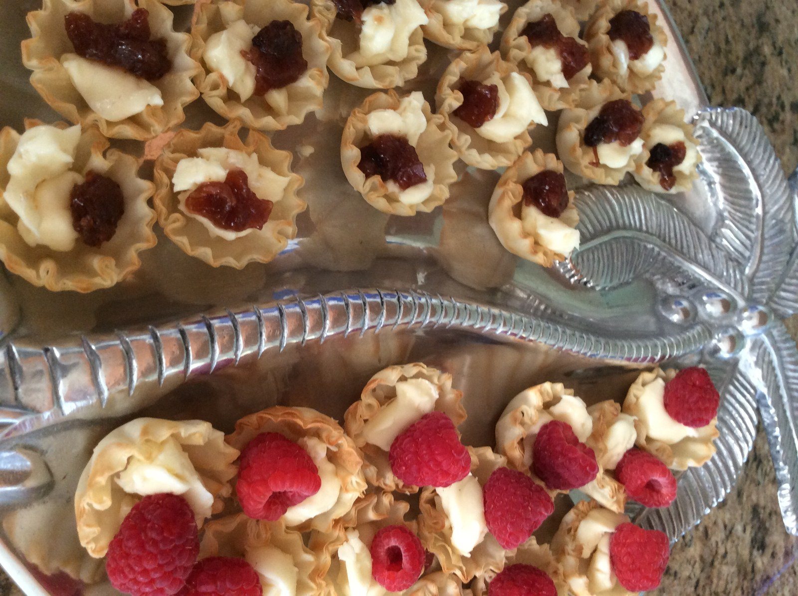 Goat Cheese With Fig And Rasberries