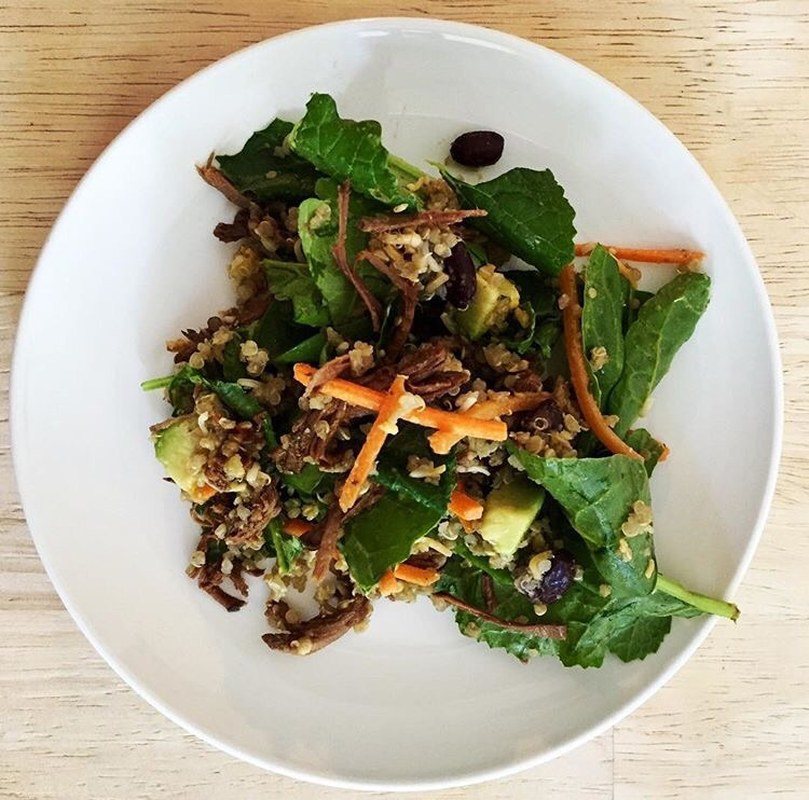 Barbacoa, Quinoa And Kale Salad